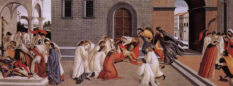 Sandro Botticelli Nobilo St. Maas three miracles Spain oil painting art